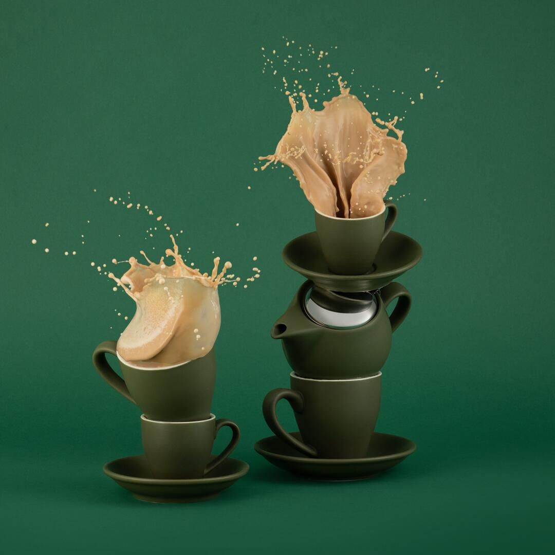 CUP COFFEE/TEA LUSH 200ML, MODA Moda Porcelain - TEA & COFFEE,MODA